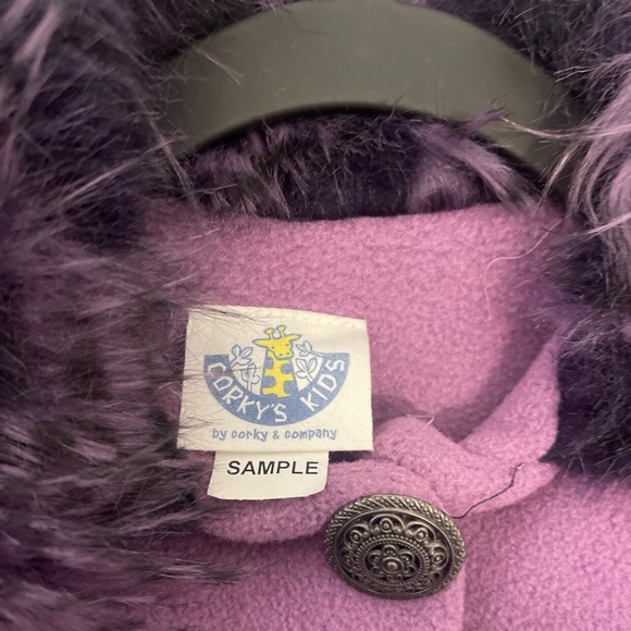 Corky’s Kids 3T purple sample coat - Picture 3 of 4